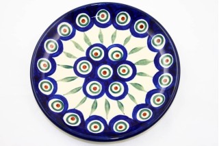 261 Bunzlau Gebaksbordje 54X Green Stripes  261 Gebaksbordjes Ø 16 cm